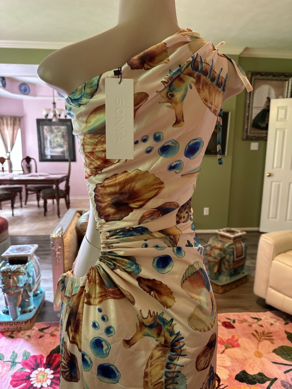Sonya Oceanic Print Swim Sarong - Picture 10 of 11